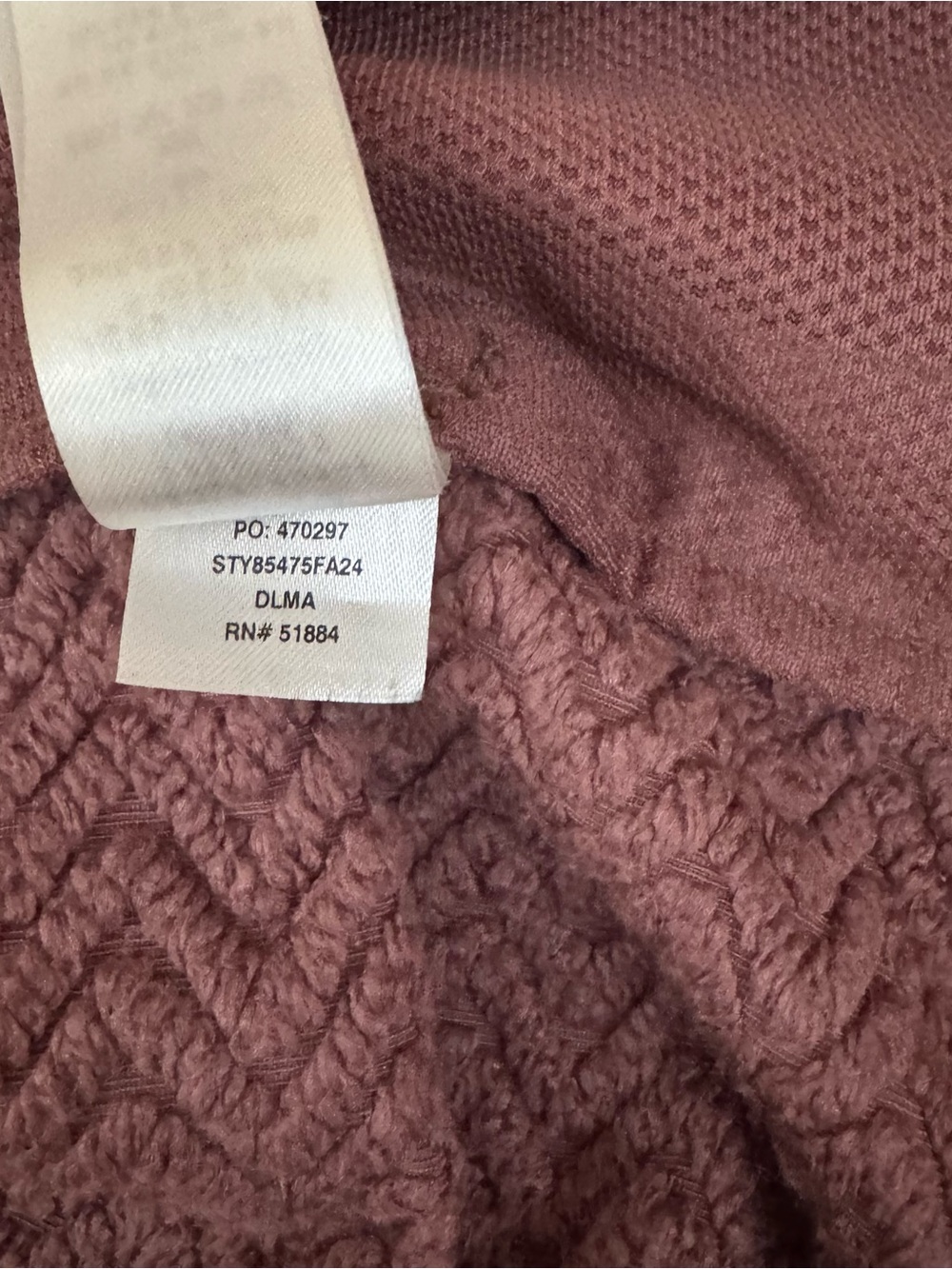 Patagonia Crossstrata R2 Zip Fleece Jacket in Dulse Mauve L EUC - Picture 7 of 7